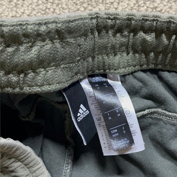 Adidas Olive Joggers with Stripes - Picture 5 of 5